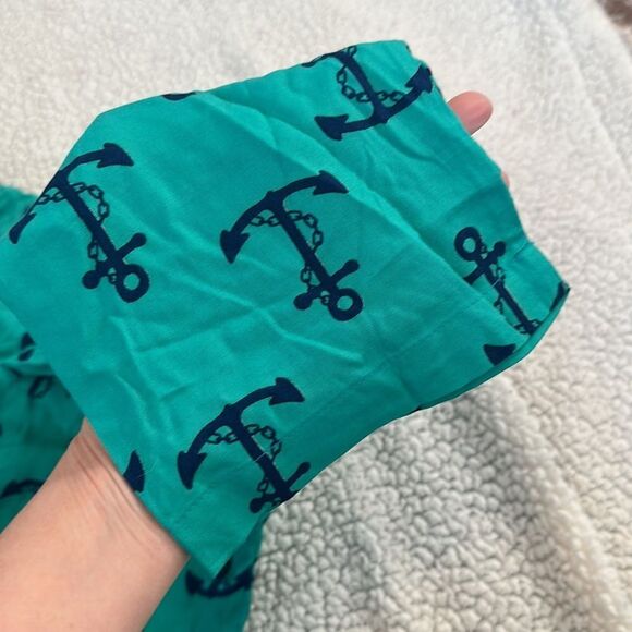 NWT Escapada 3/4 Sleev Deco Tunic ~aqua marine and navy anchor ⚓️ - Picture 4 of 6